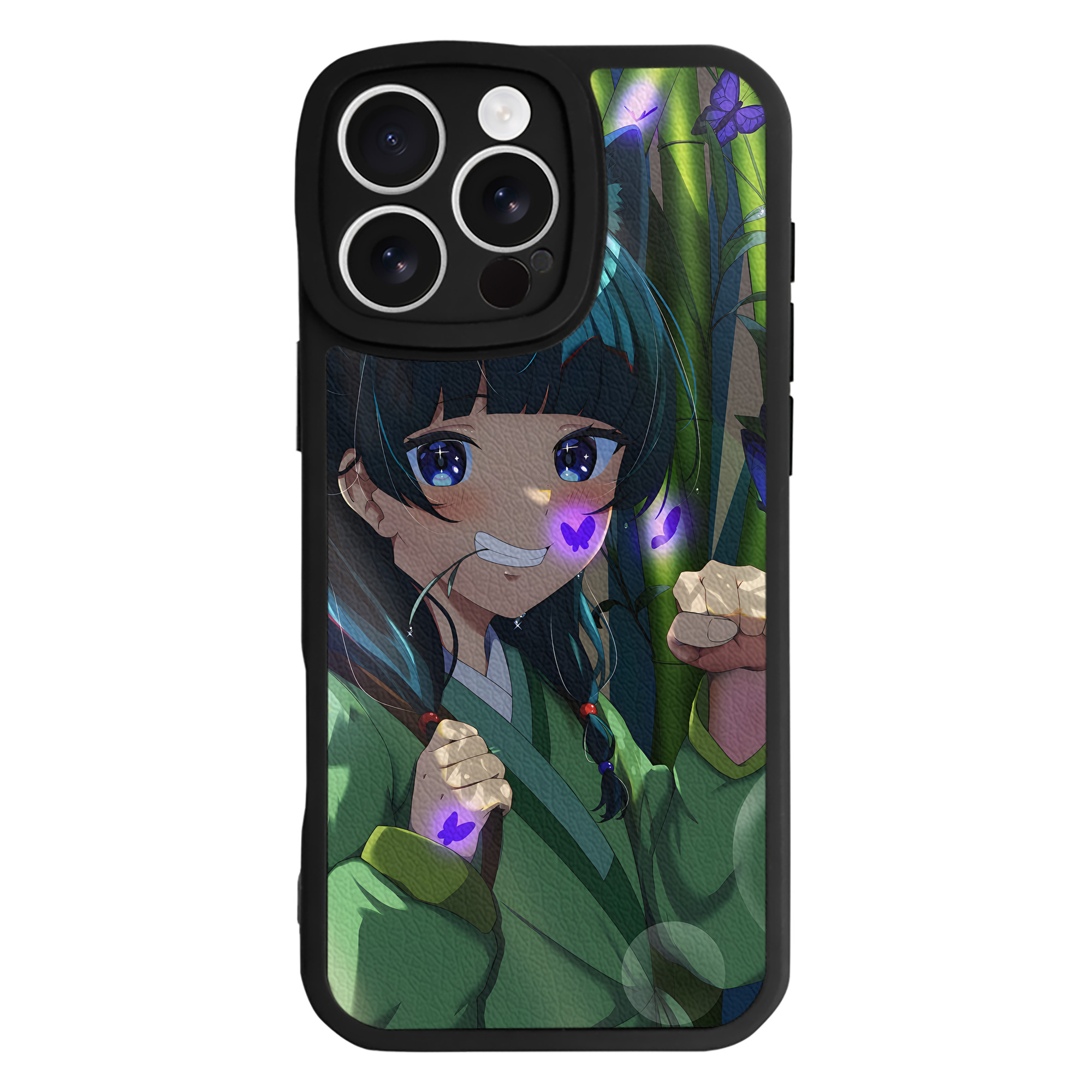 （画像用） 薬屋のひとりごと The Apothecary Diaries 【iPhone 16シリーズ対応】シリコンスマホケース（レザー調） 材質：シリコン